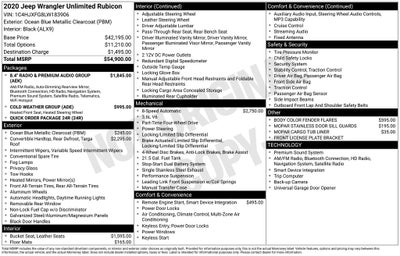 2020 Jeep Wrangler Unlimited Rubicon