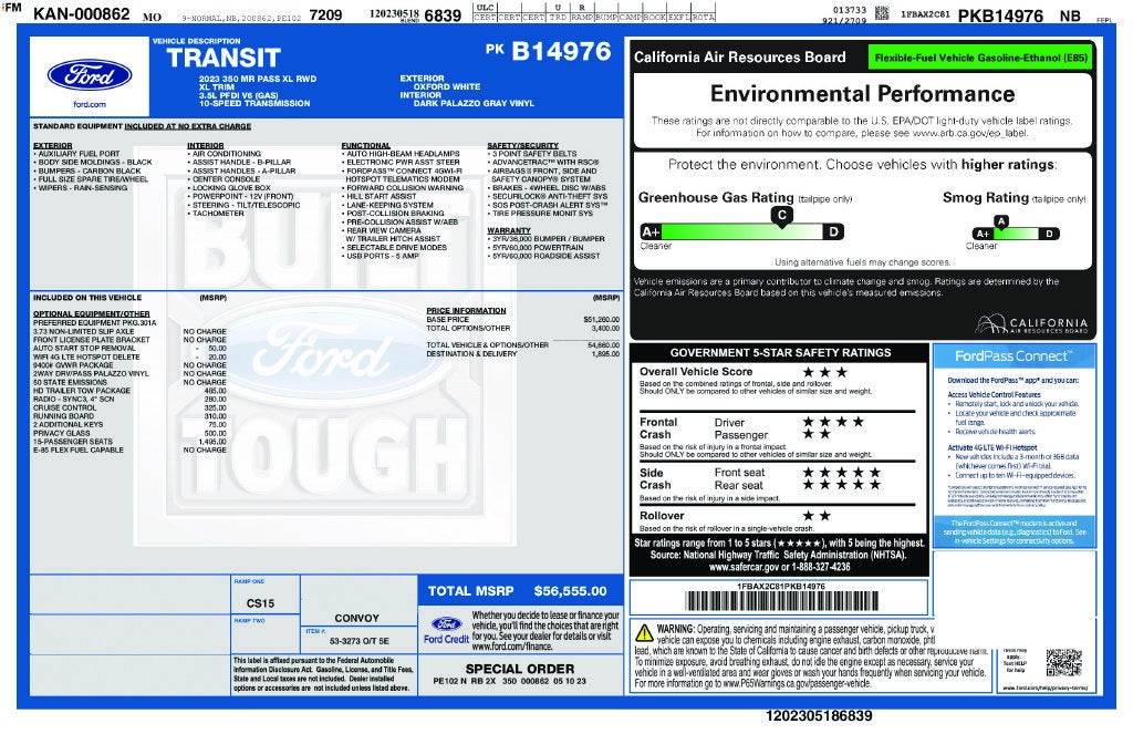 2023 Ford Transit-350 XL