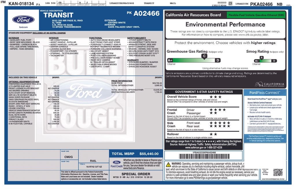 2023 Ford Transit-350 XL