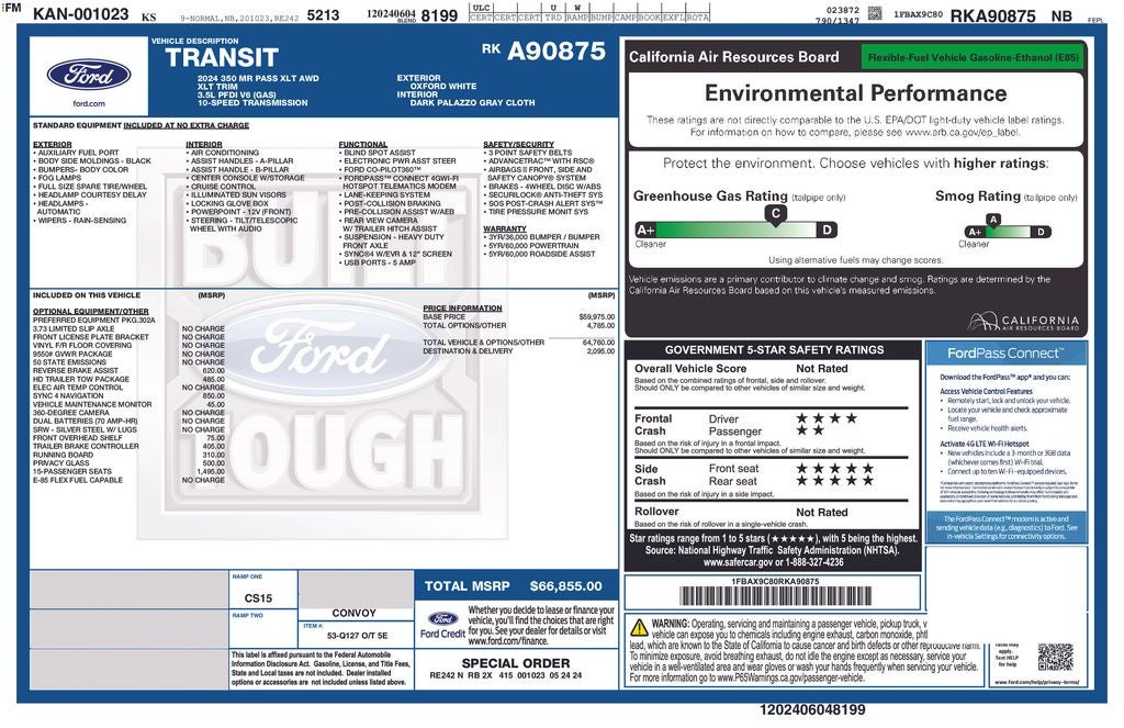 2024 Ford Transit-350 XLT