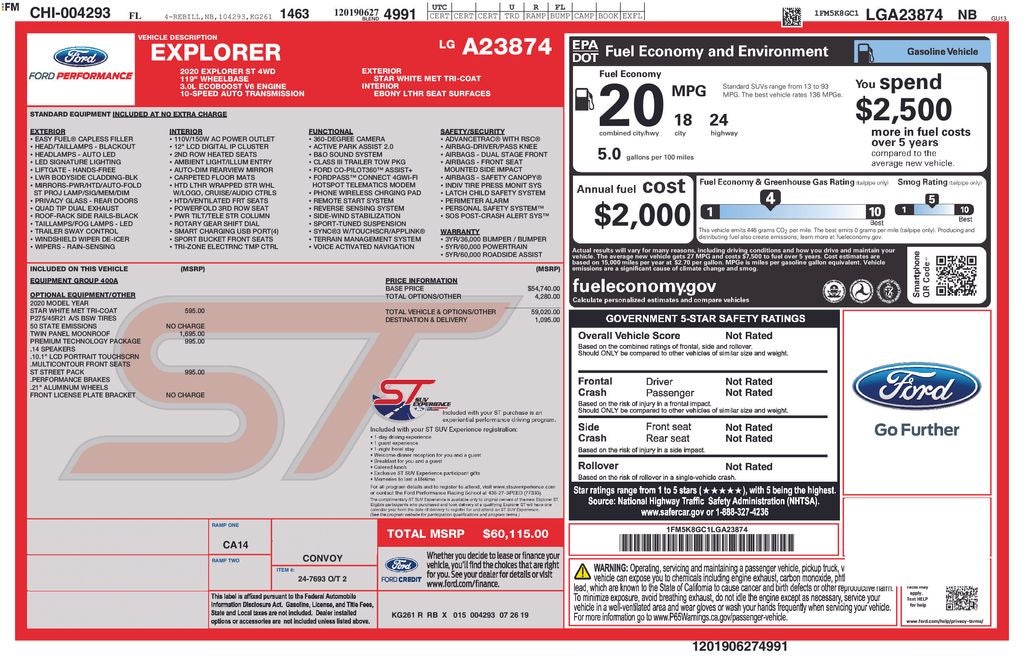 2020 Ford Explorer ST