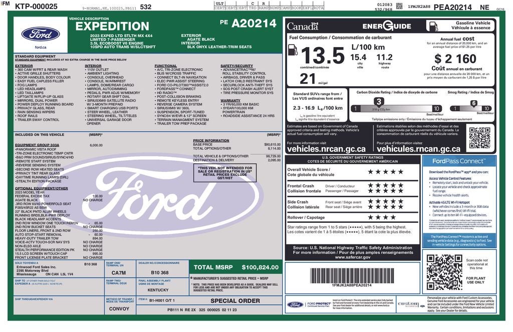 2023 Ford Expedition Max Limited
