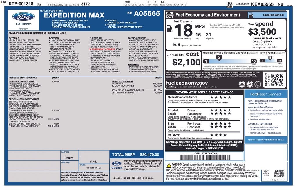 2019 Ford Expedition Max Limited