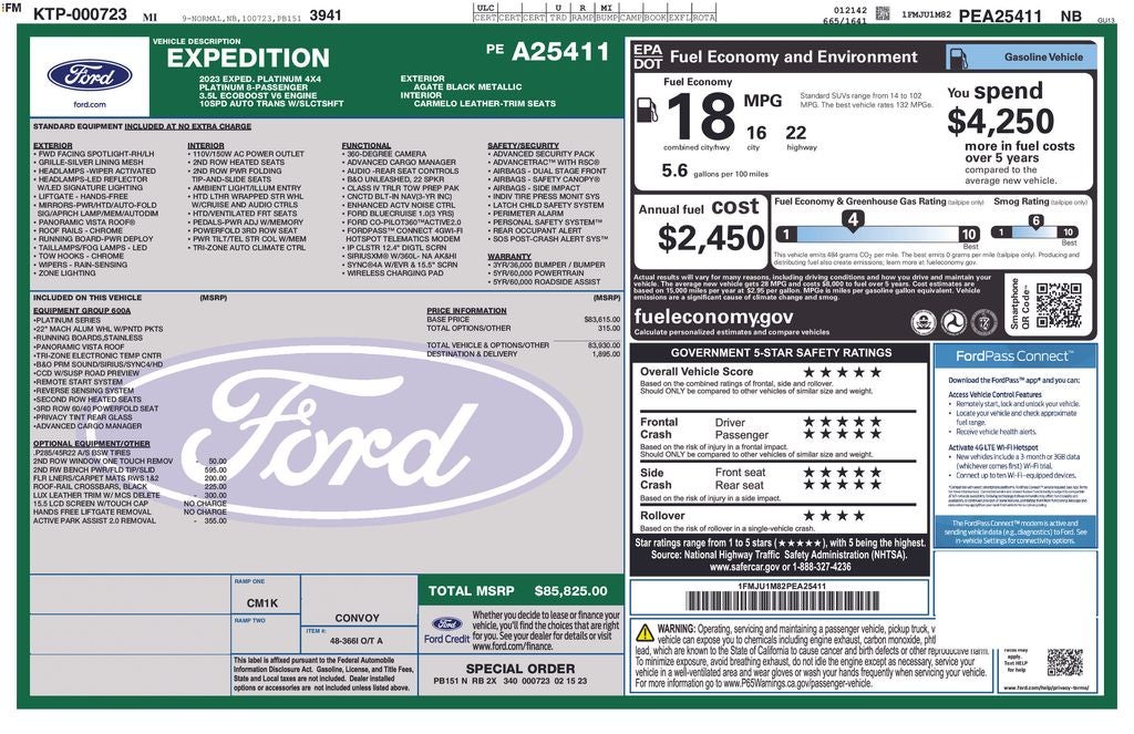 2023 Ford Expedition Platinum