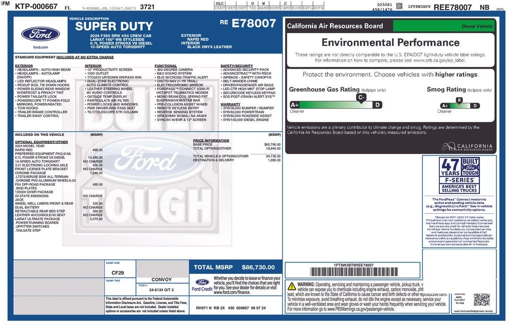 2024 Ford F-350SD Lariat