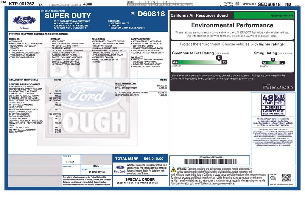 2025 Ford F-350SD XLT