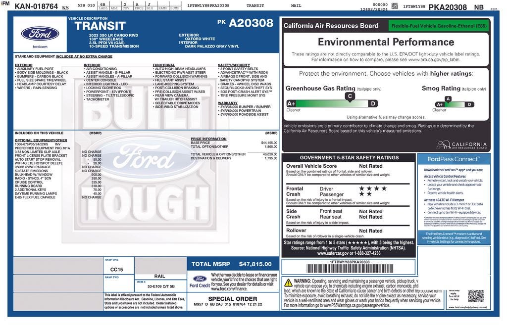 2023 Ford Transit-350 Base