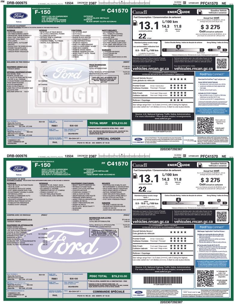 2023 Ford F-150 Tremor