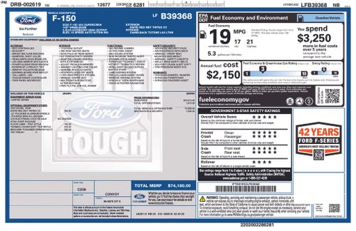 2020 Ford F-150 Limited