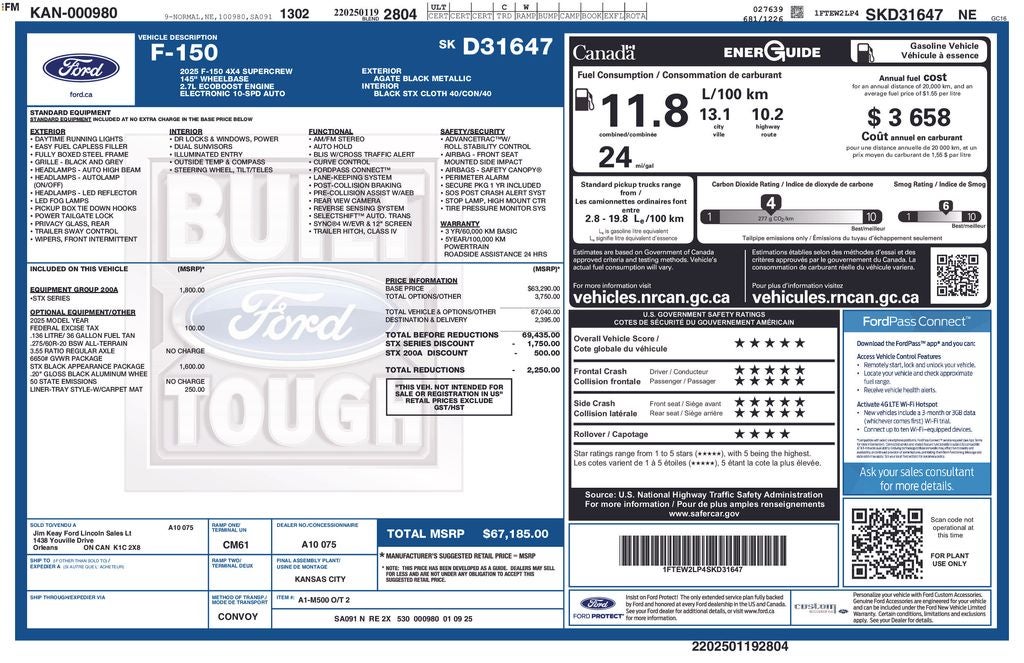 2025 Ford F-150 STX