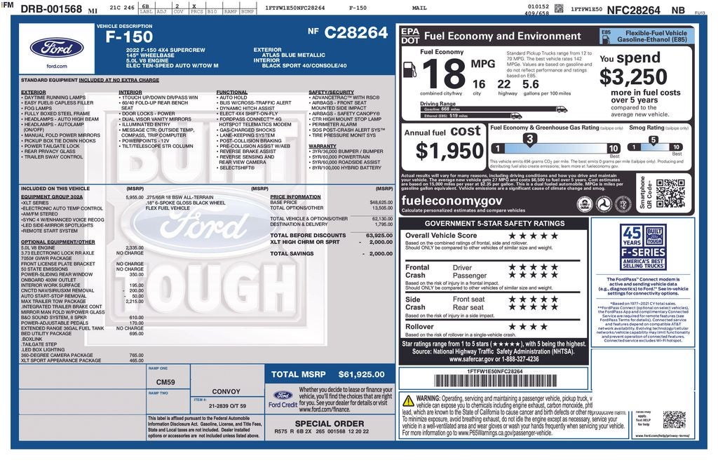 2022 Ford F-150 XLT ROUSH