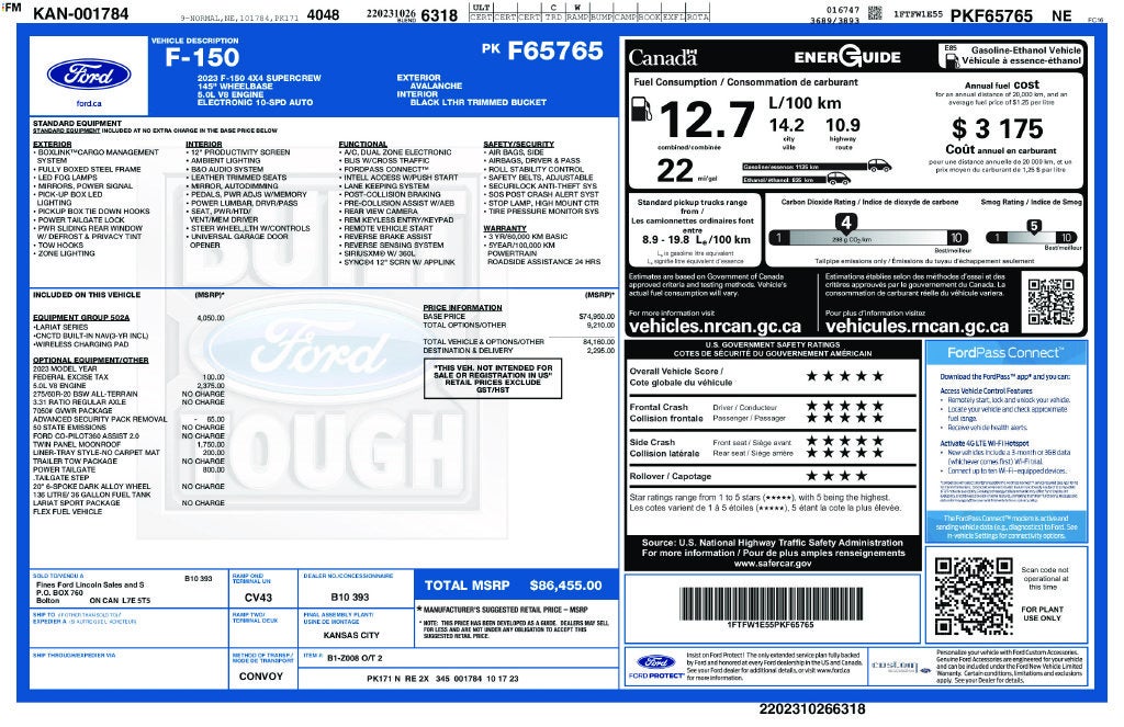 2023 Ford F-150 Lariat