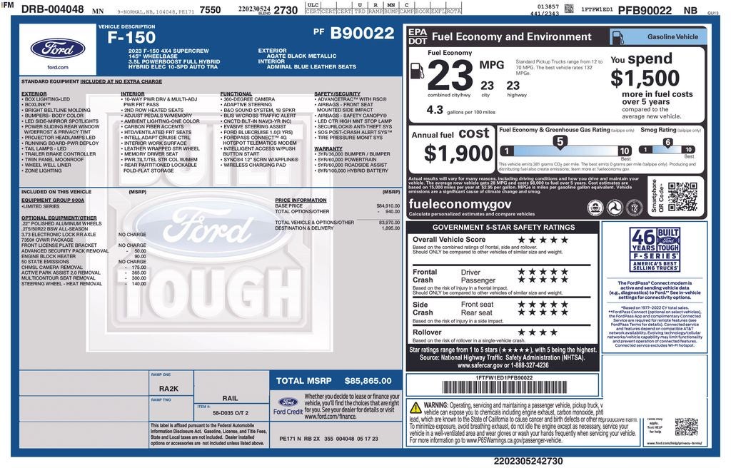 2023 Ford F-150 Limited