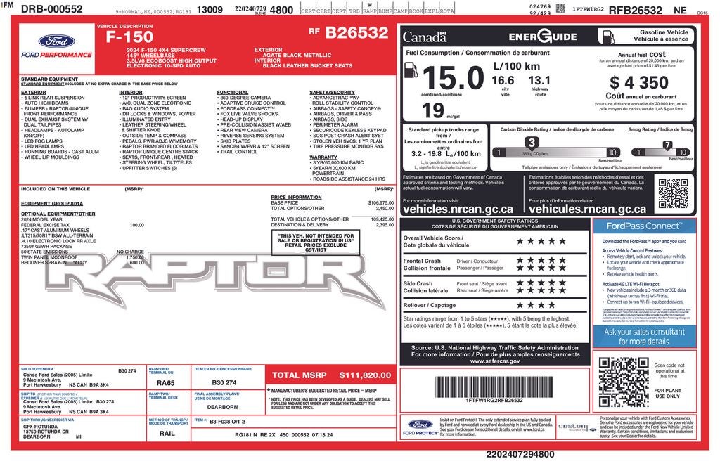 2024 Ford F-150 Raptor