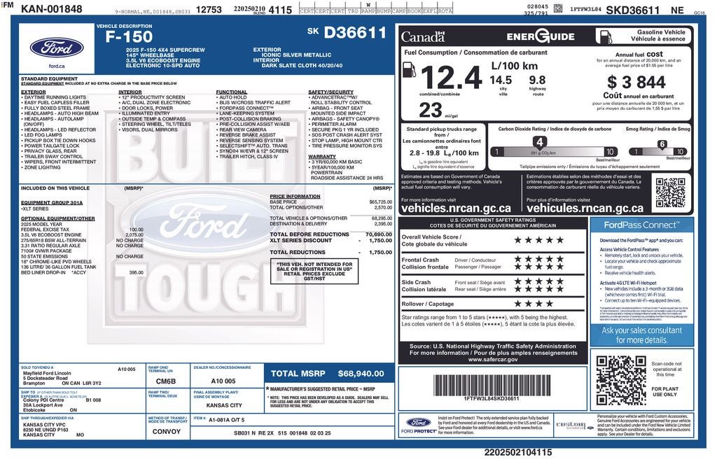 2025 Ford F-150 XLT