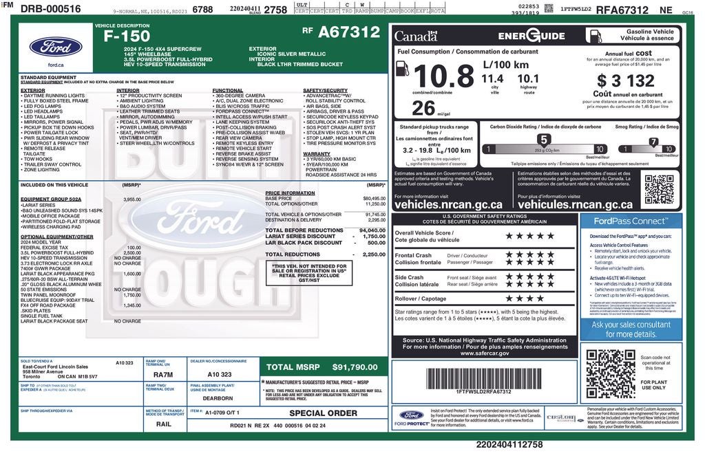 2024 Ford F-150 Lariat
