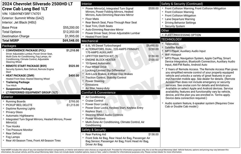 2024 Chevrolet Silverado 2500HD LT
