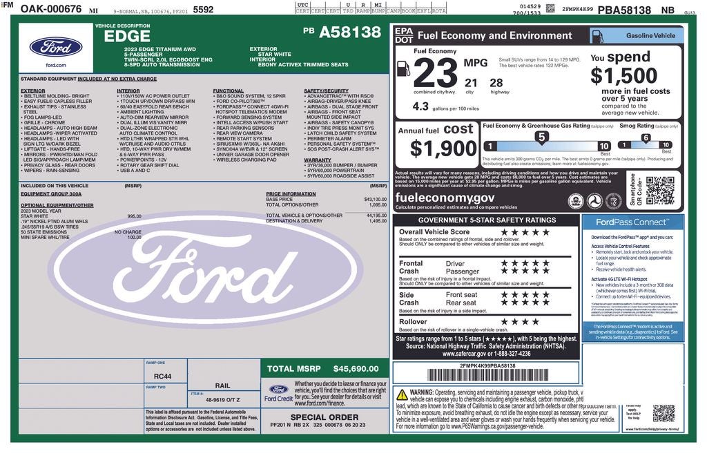 2023 Ford Edge Titanium