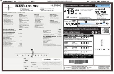 2017 Lincoln MKX Black Label