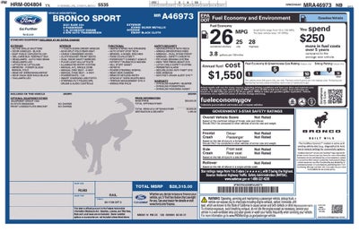 2021 Ford Bronco Sport Base