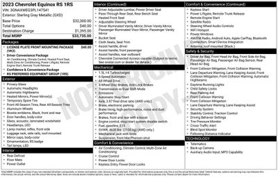 2023 Chevrolet Equinox RS