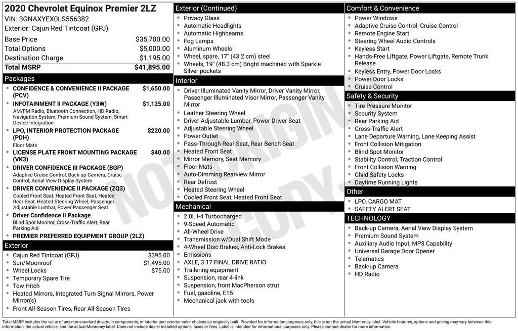 2020 Chevrolet Equinox Premier