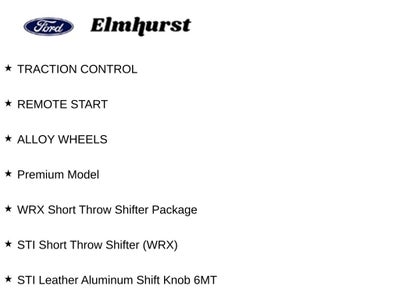 2015 Subaru Impreza WRX Premium