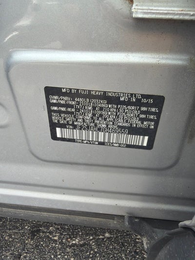 2016 Subaru Forester 2.5i Limited