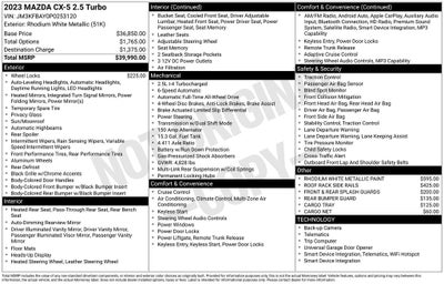2023 Mazda Mazda CX-5 2.5 Turbo