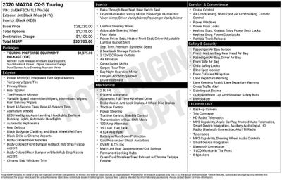 2020 Mazda Mazda CX-5 Touring