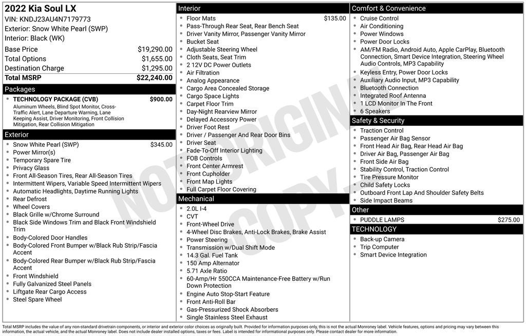 2022 Kia Soul LX