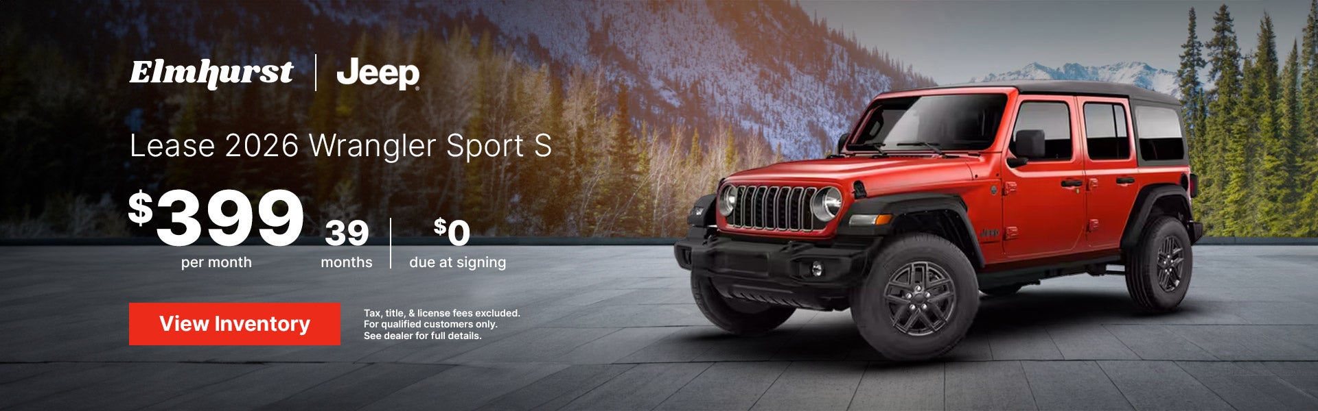 2026 Wrangler Sport S