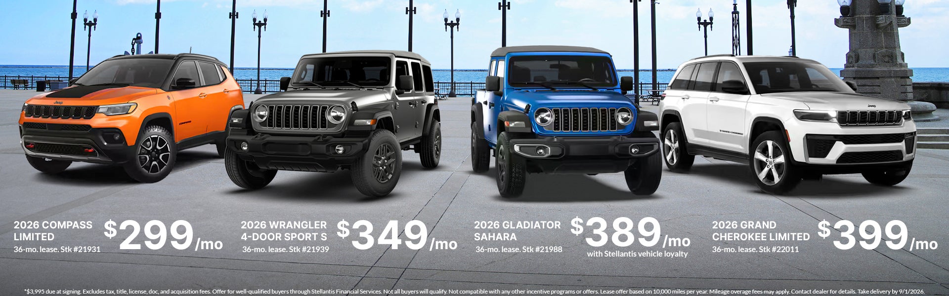 Lease your new Jeep